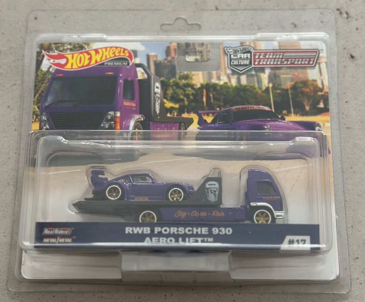 Hot Wheels Premium Team Transport 17 RWB PORSCHE 930 AERO LIFT