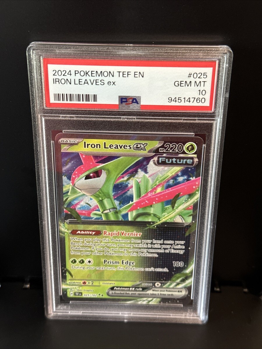 2024 Pokémon TEF EN #025/162 Iron Leaves EX PSA 10 | eBay