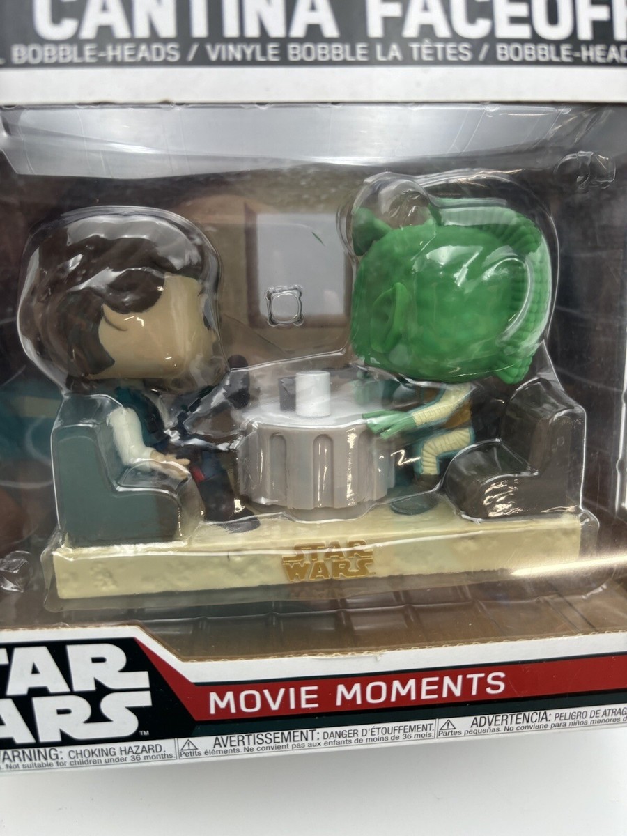 Funko Pop Movie Moments Star Wars Cantina Faceoff Han Solo Greedo