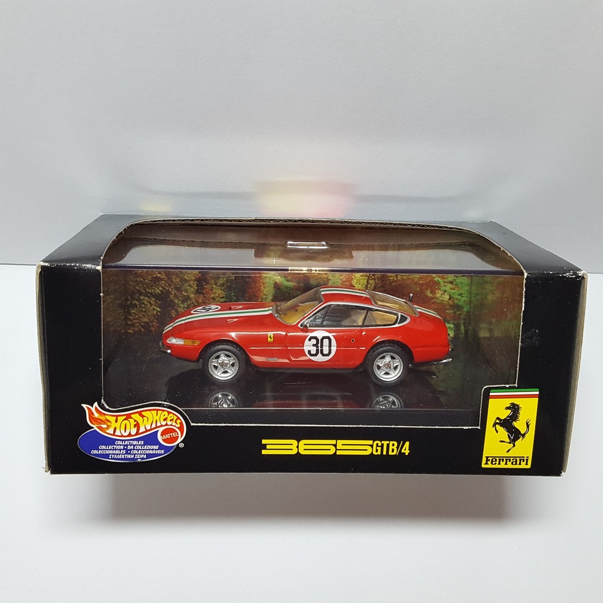 1/43 Diecast Hot Wheels 1968 Ferrari Daytona 365 GTB/4 - Red #30