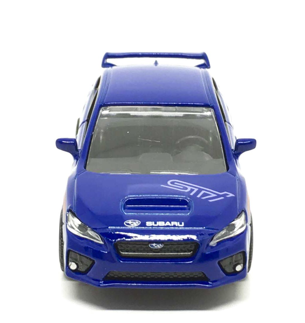 Majorette Subaru WRX STI Dark Blue Racing 1:58 3