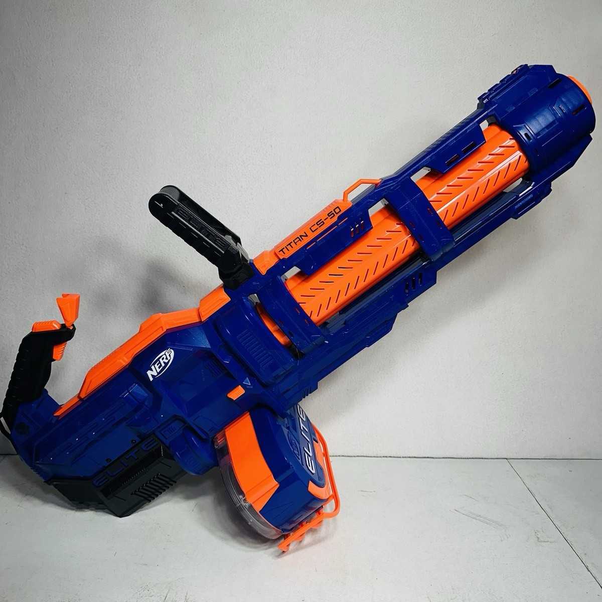 Nerf E2865 Elite Titan CS-50 50-Dart Toy Blaster - Working/Tested