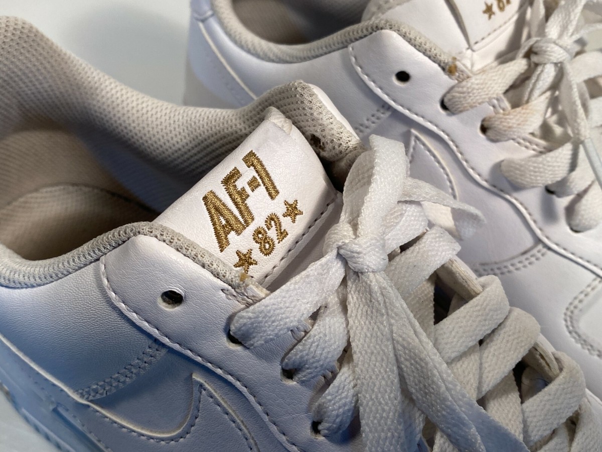 Nike Air Force 1 82 Leaf Crest (AA4083-102) White Sneakers Men