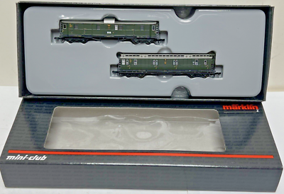 MARKLIN Z MINI CLUB 87580 2-CAR SET BAGGAGE MAIL CARS - NIB | eBay