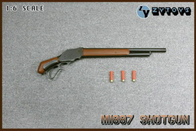 ZYTOYS 1:6 Scale Weapon Gun Model Arno Terminator M1887 Shotgun
