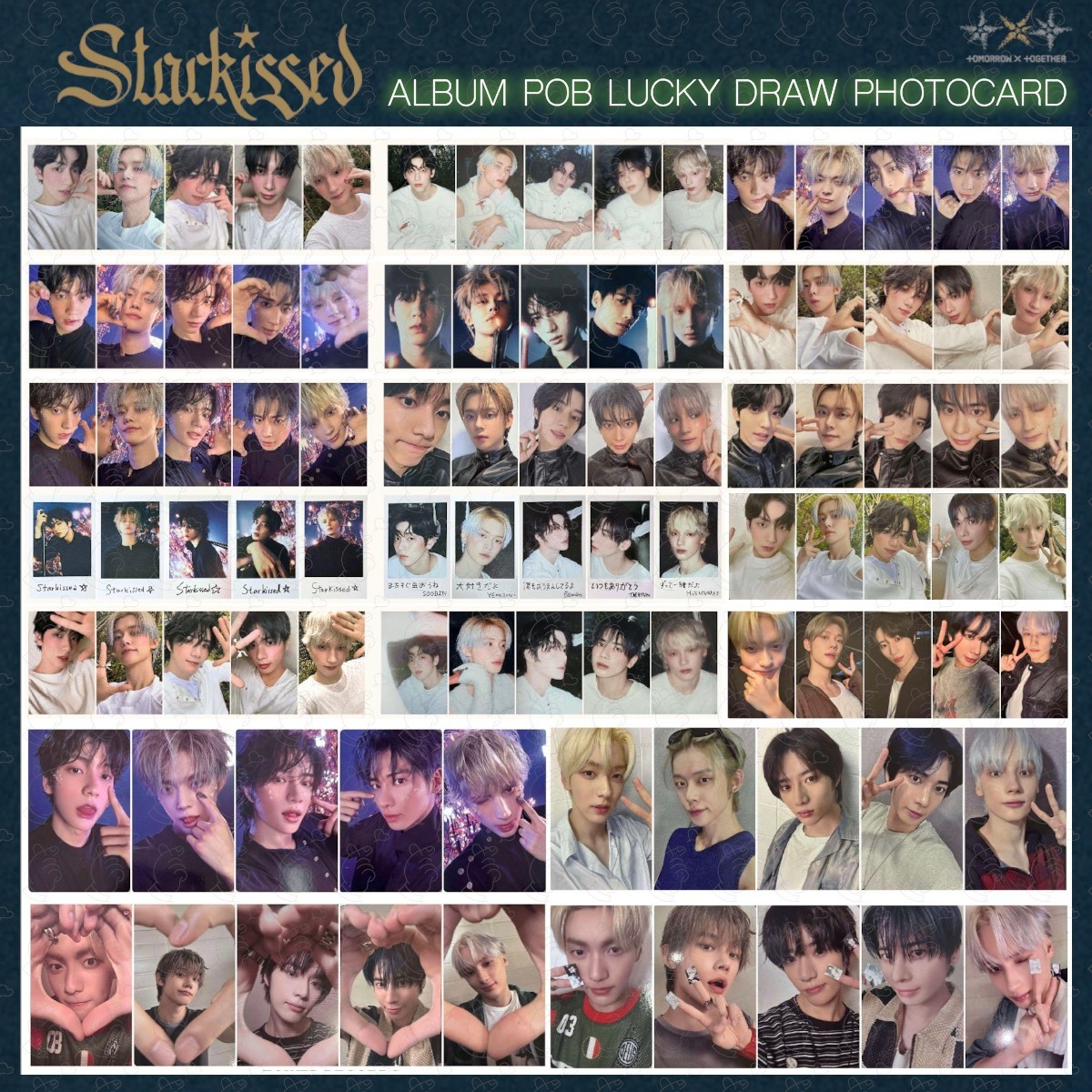 TXT Starkissed JAPAN ALBUM POB LUCKYDRAW PHOTOCARD Weverse UMS