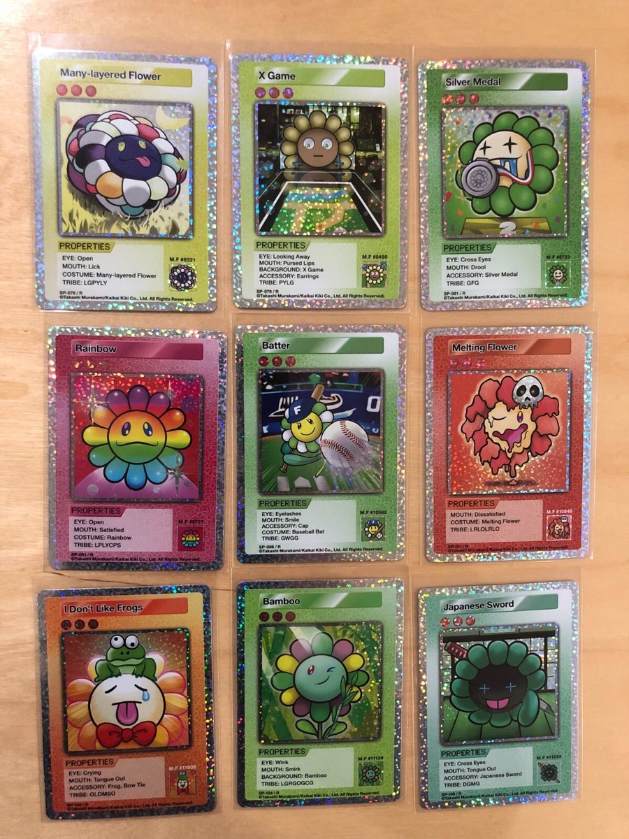Complete R set - 25 cards] Takashi Murakami Flowers Trading Card