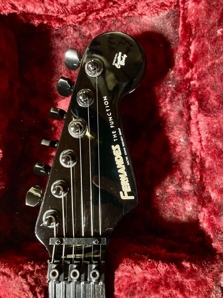 FERNANDES THE FUNCTION FST-65 Electric Guitar Black Used From