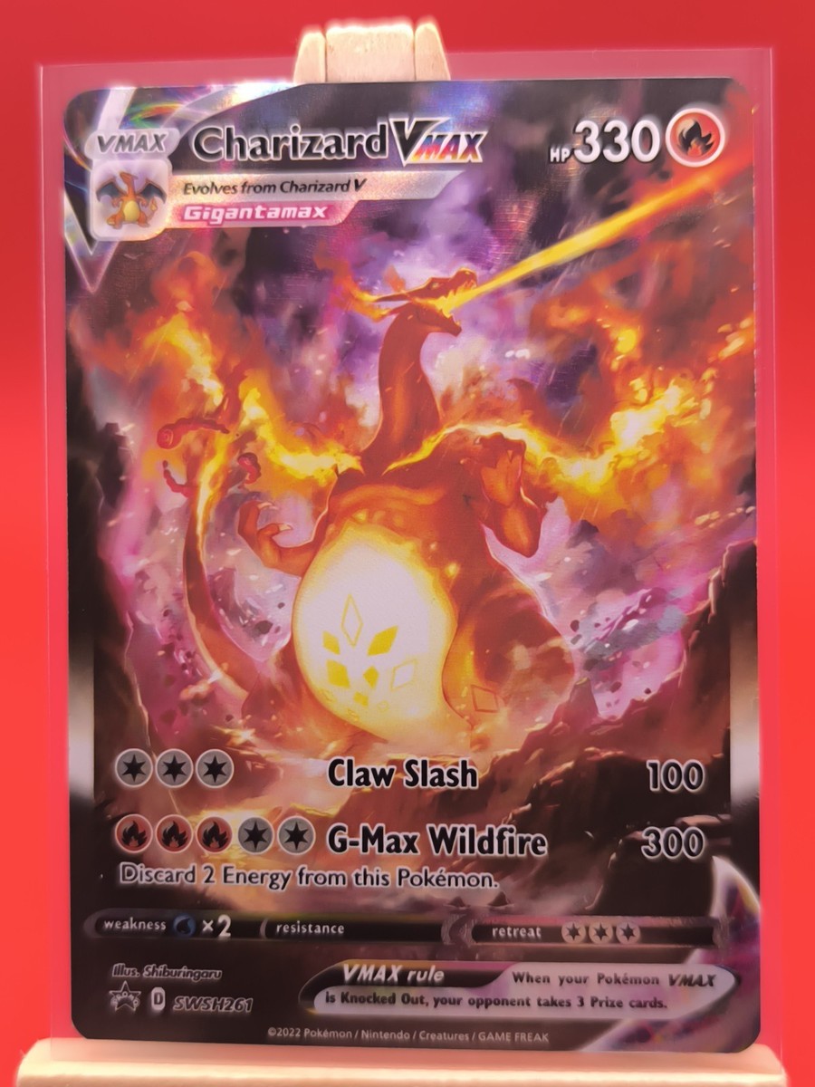 Charizard VMAX SWSH261 Textured Full Alternate Art Holo Promo