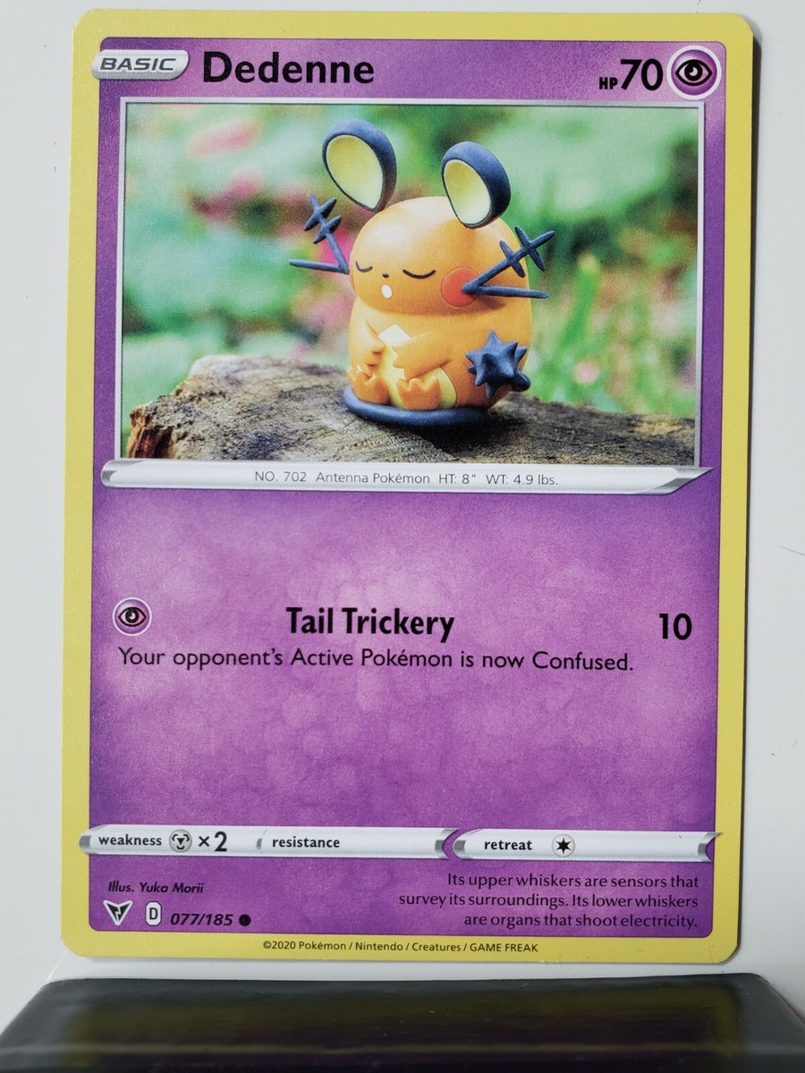 Dedenne 077/185 NM - Yuka Morii Clay Art - Vivid Voltage Pokemon