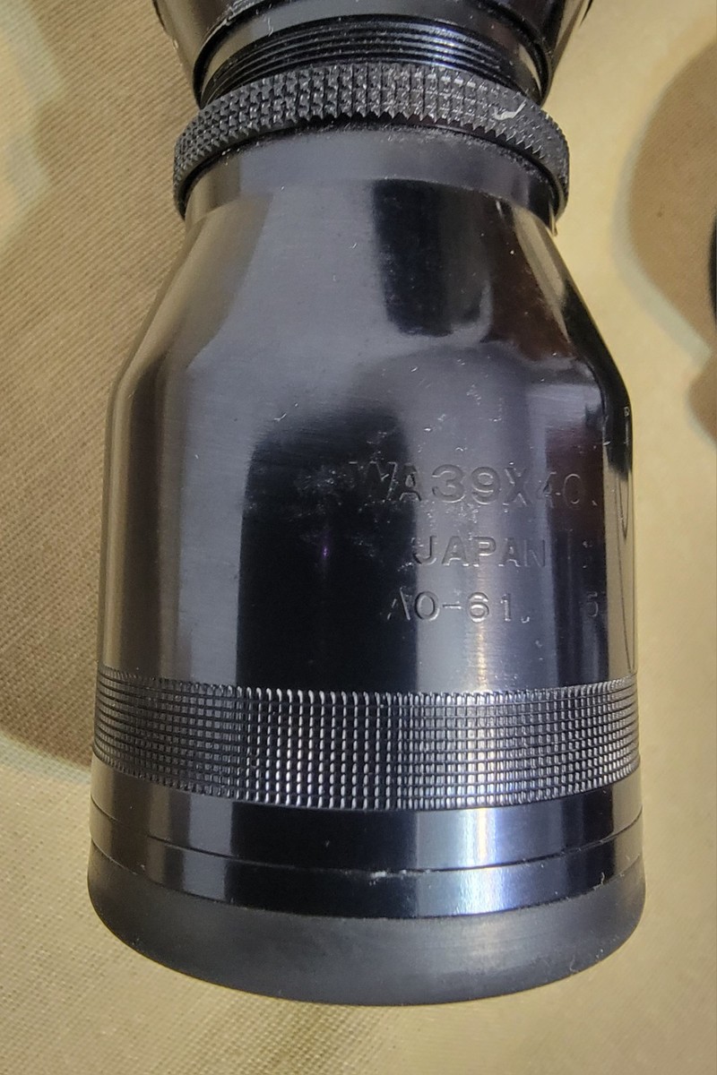 Classic Tasco WA 3-9X40 Rifle Scope Made In Japan. | eBay