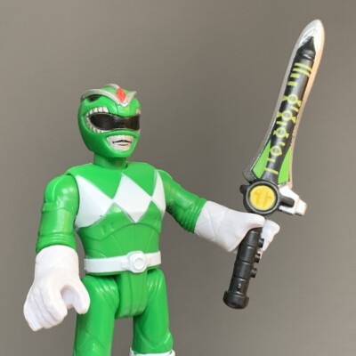 Fisher Price Imaginext Power Rangers Green RANGER figure Super