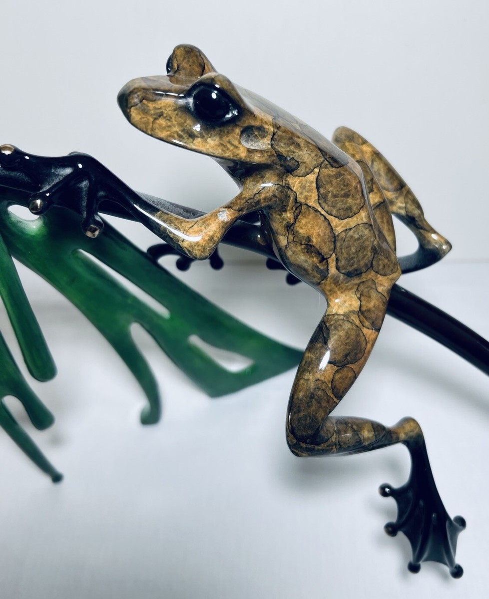 BEETLE BRUNCH Bronze Frog Sculpture Frogman Tim Cotterill BF43