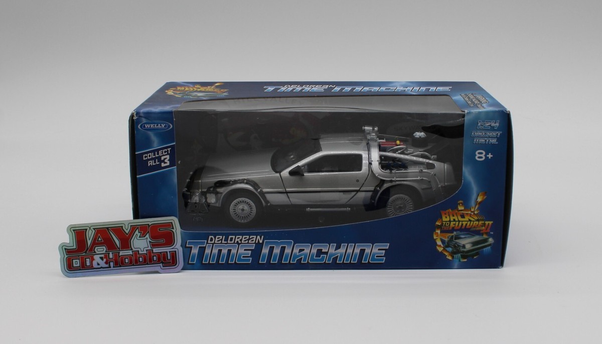 DeLorean Time Machine 1:24 Diecast Metal Back to the Future II