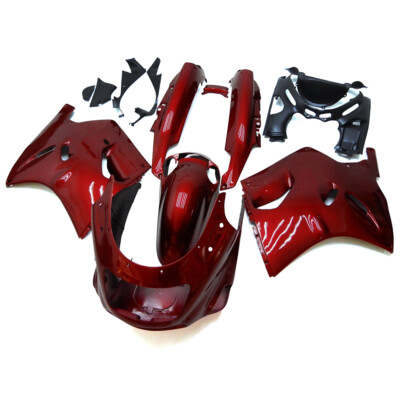 Candy Red Fairings For Kawasaki ZZR1100 ZX11 1993 - 2003 94 95