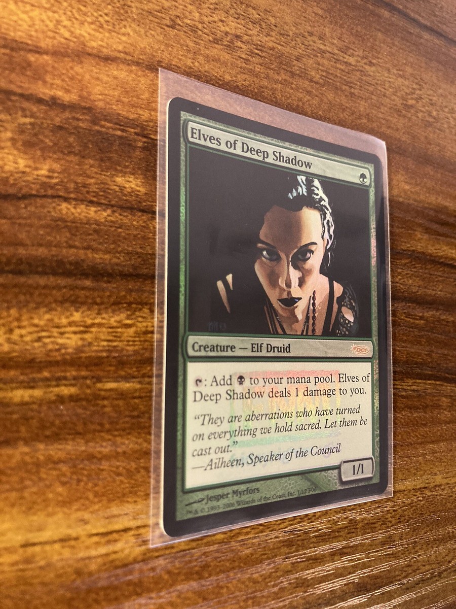 MTG✨ELVES OF DEEP SHADOW FOIL (FNM)✨DCI Friday Night Magic NM