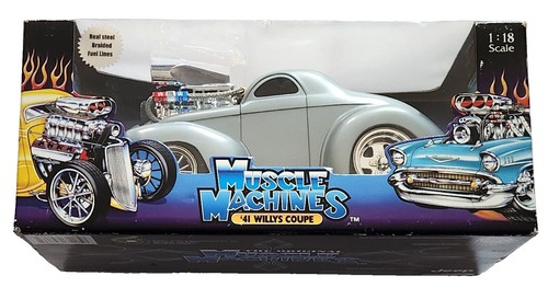 Muscle Machines '41 Willy's Coupe 1:18 Purple Funline 10