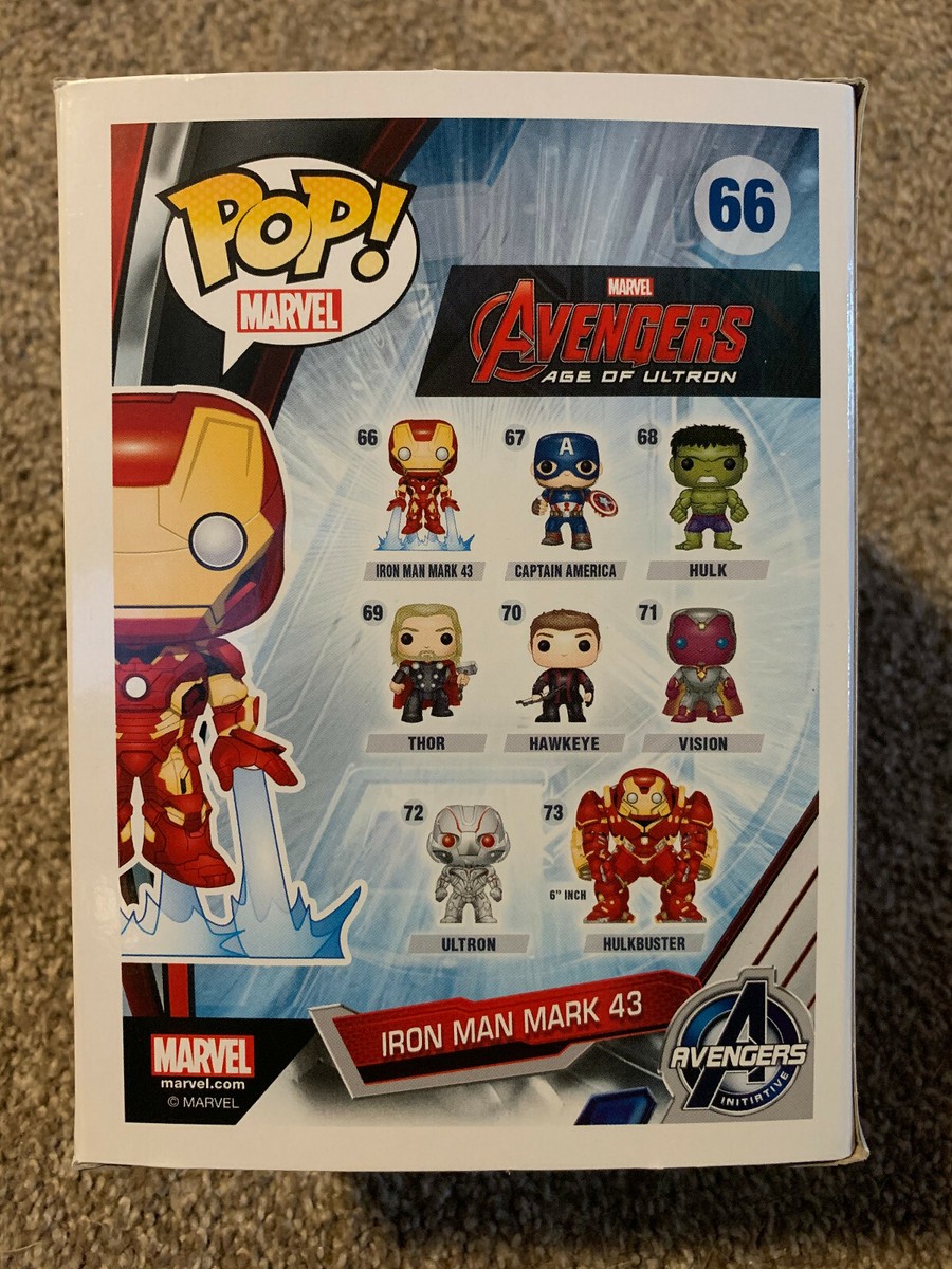 Funko Pop! - Marvel - Iron Man Mark 43 #66 Avengers Age of Ultron