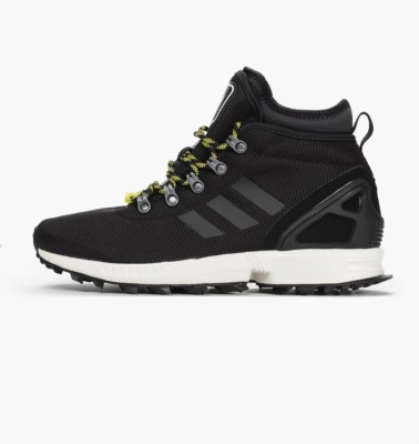 ADIDAS ZX FLUX WINTER TRAINERS SNEAKERS ORIGINALS S82933 BLACK UK