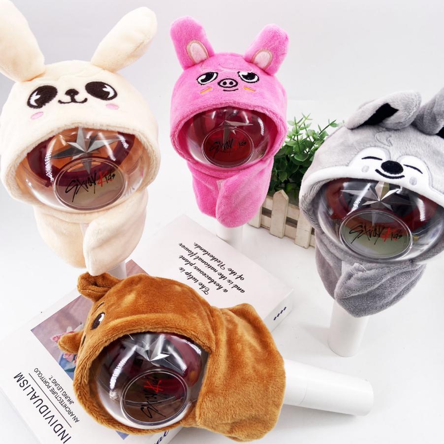 Kpop Stray Kids Lightstick Cover Plush Skzoo Light Stick Headband