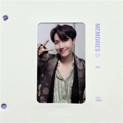 BTS Bangtan Memories of 2018 Blu-ray Limited Official Photocard