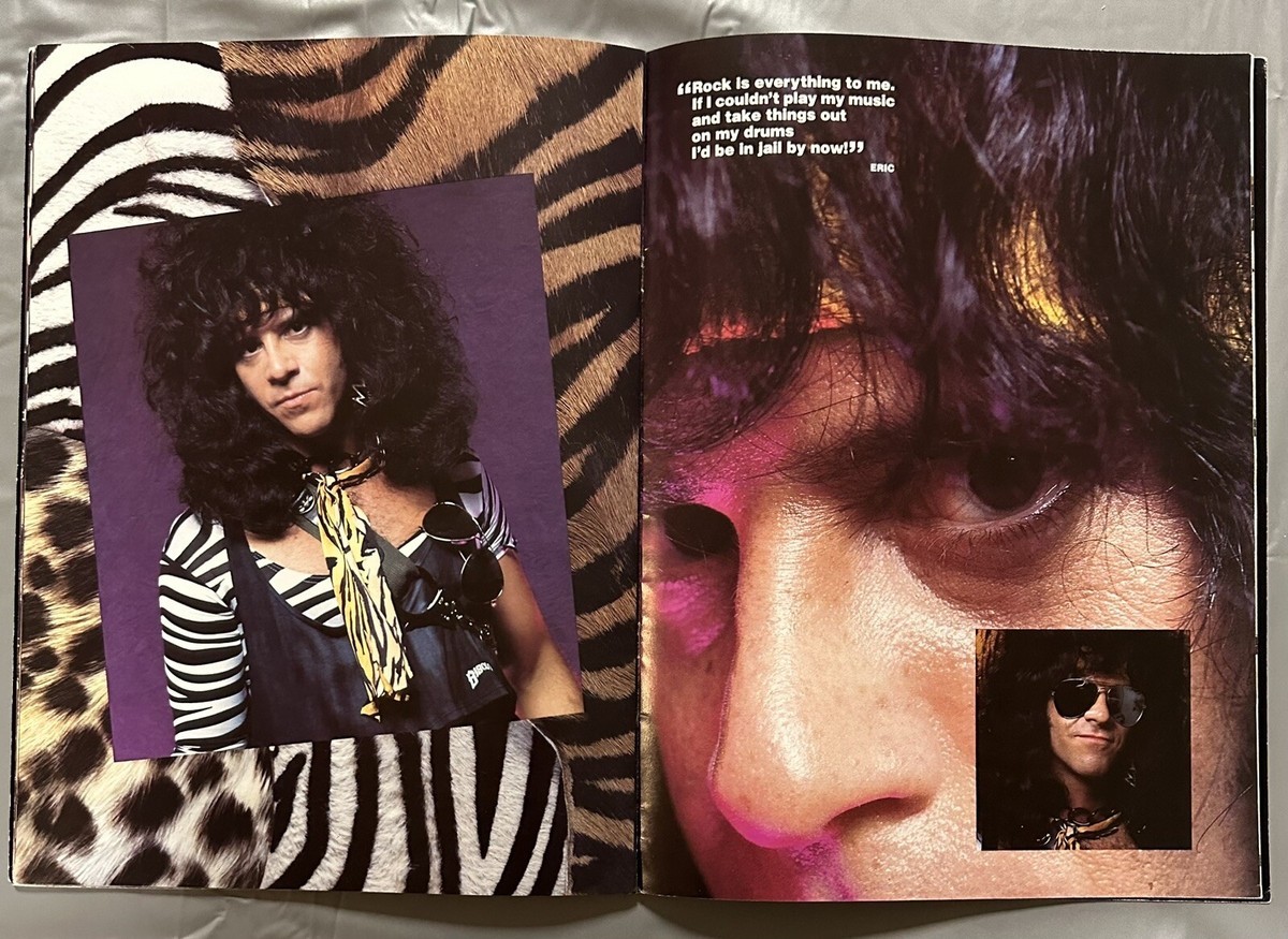 KISS ANIMALIZE World Tour 84/85 Tour Book Program Eric Carr Mark