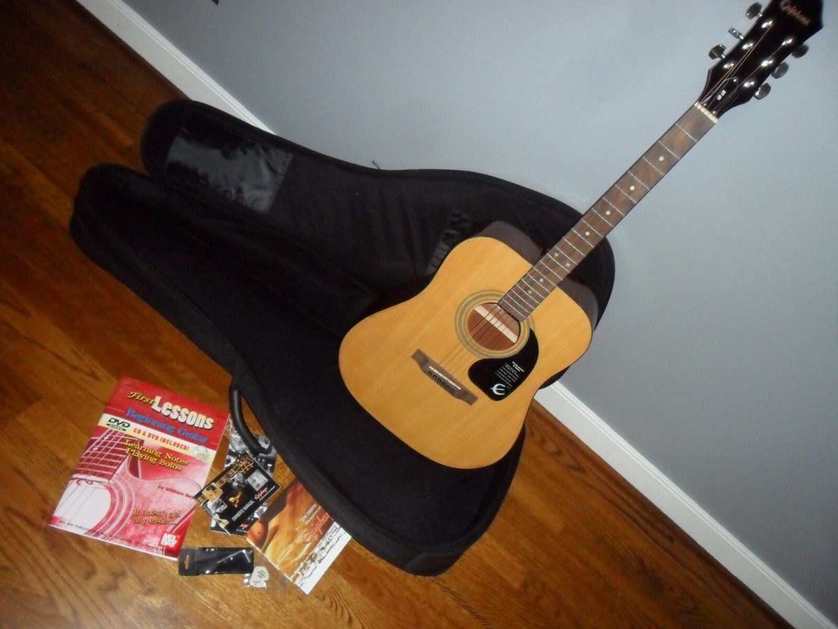 Epiphone DR-100 NA 6-String Acoustic Guitar w/ Soft padded case