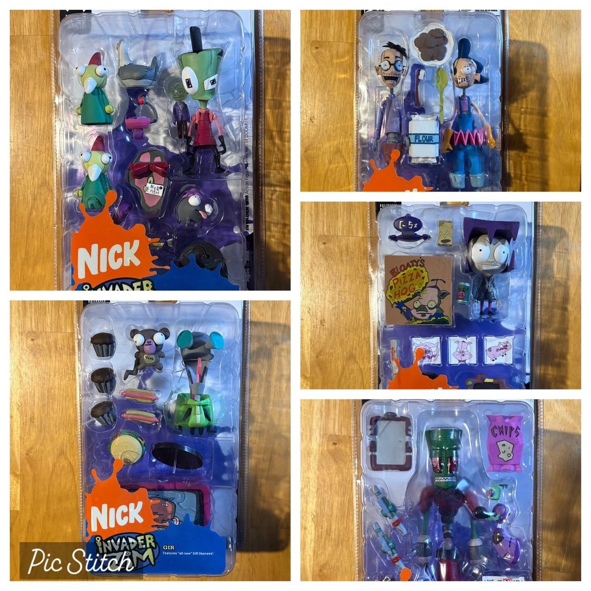 Rare Invader Zim 2005 HOT TOPIC Series Two COMPLETE SET Palisades