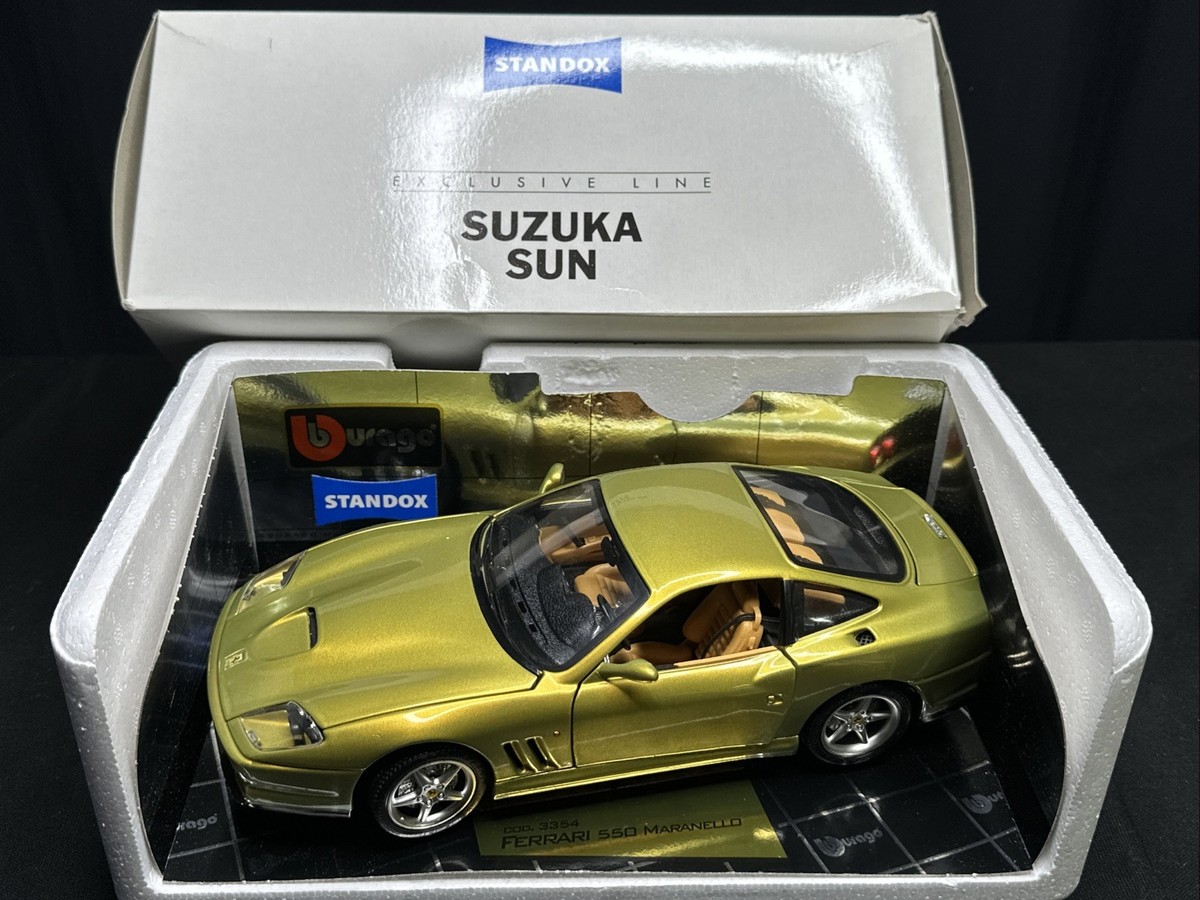 1:18 Bburago 1996 FERRARI 550 MARANELLO Standox Suzuka Sun | eBay