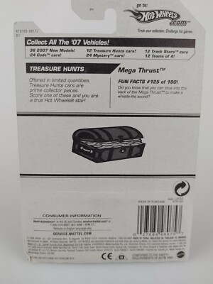 Mega Thrust #125/180 Super Treasure Hunts 05/12 Hot Wheels New