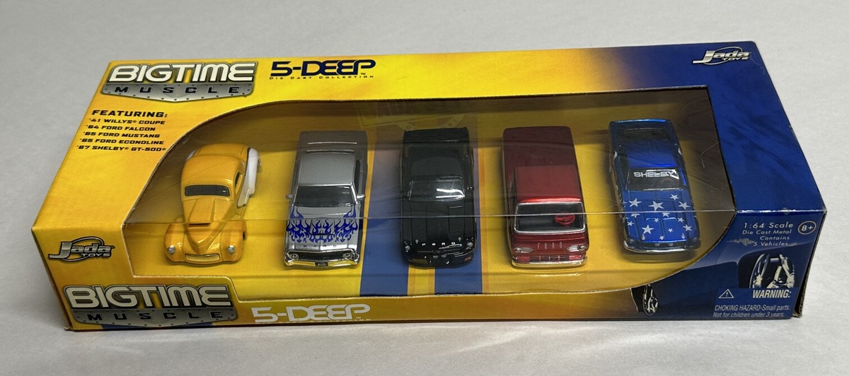 Big Time Muscle 5 Deep 1:64 Scale Vehicle Set / Jada Toys 2007 | eBay