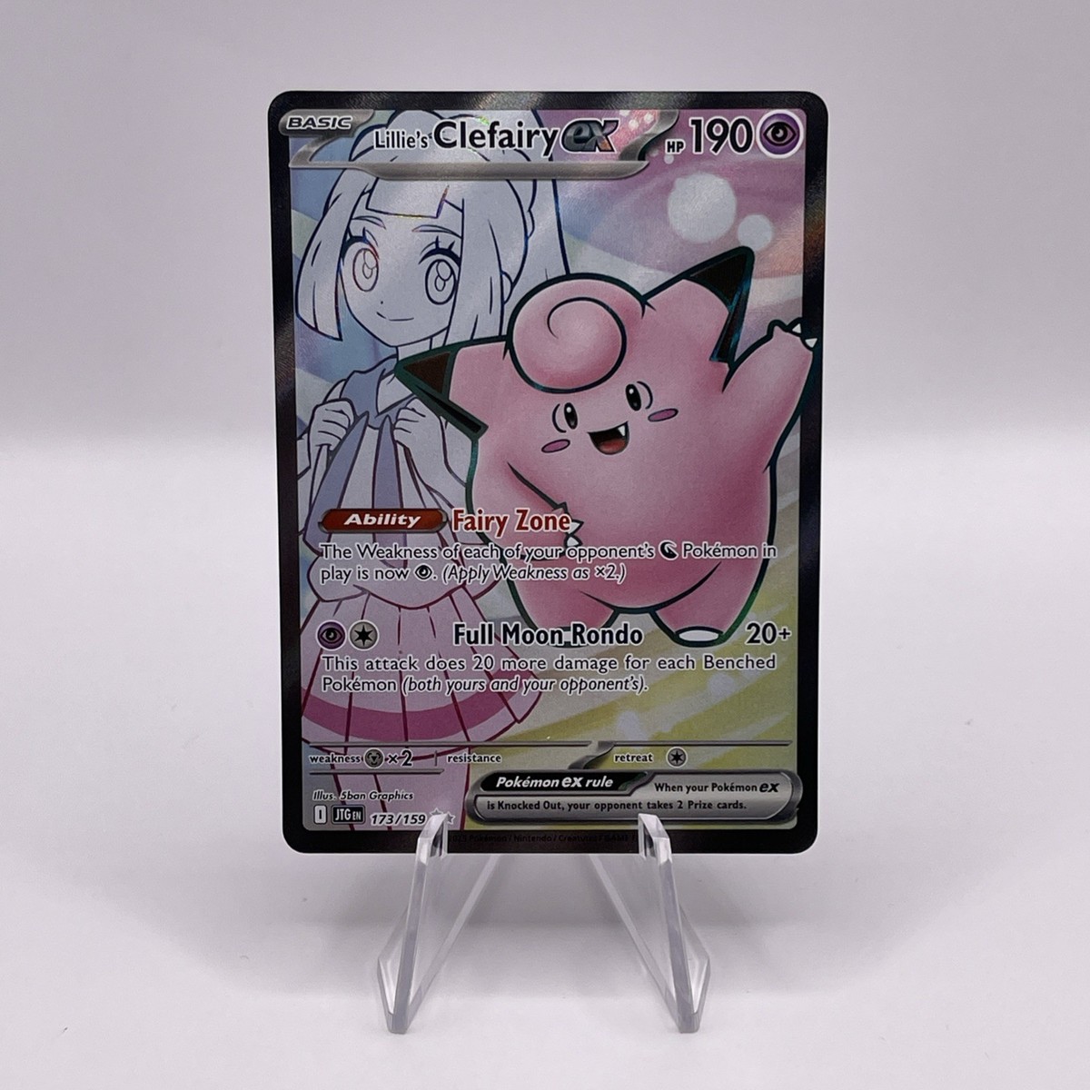 Lillie's Clefairy ex 173/159 Sv09: Journey Together Holo | eBay