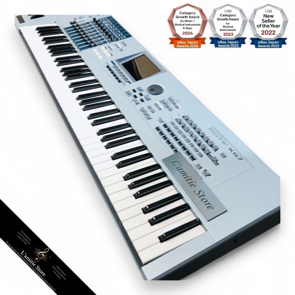 YAMAHA MOTIF XS7 Professiona Music Production Synthesizer MOTIFXS7