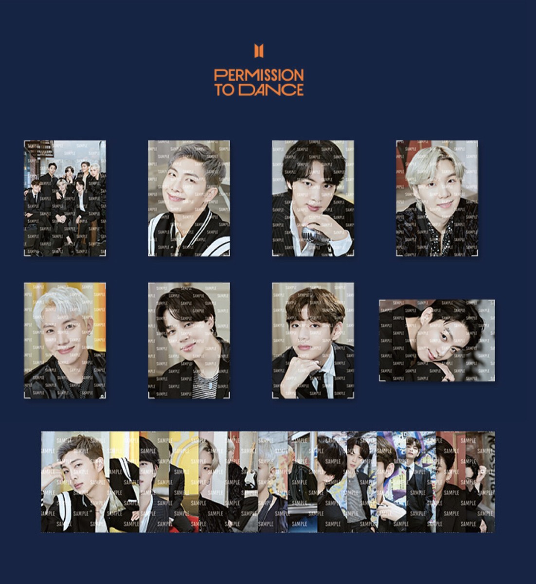 BTS Permission to Dance on Stage Official Premium Photos and