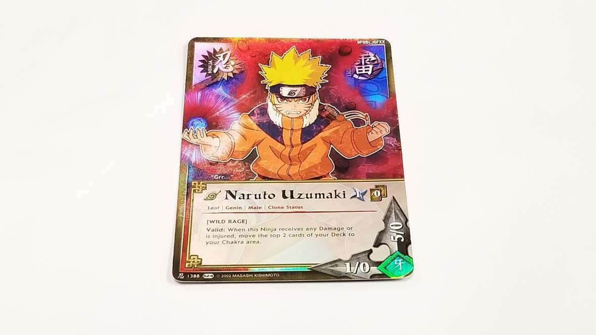 Naruto CCG - Naruto Uzumaki - Wild Rage - Promo - Foil Card (1388