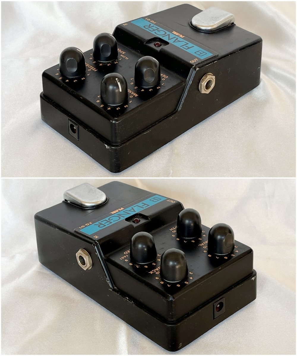 PEARL FG-01 FLANGER W/box Analog 1980s Vintage Guitar Effect Pedal