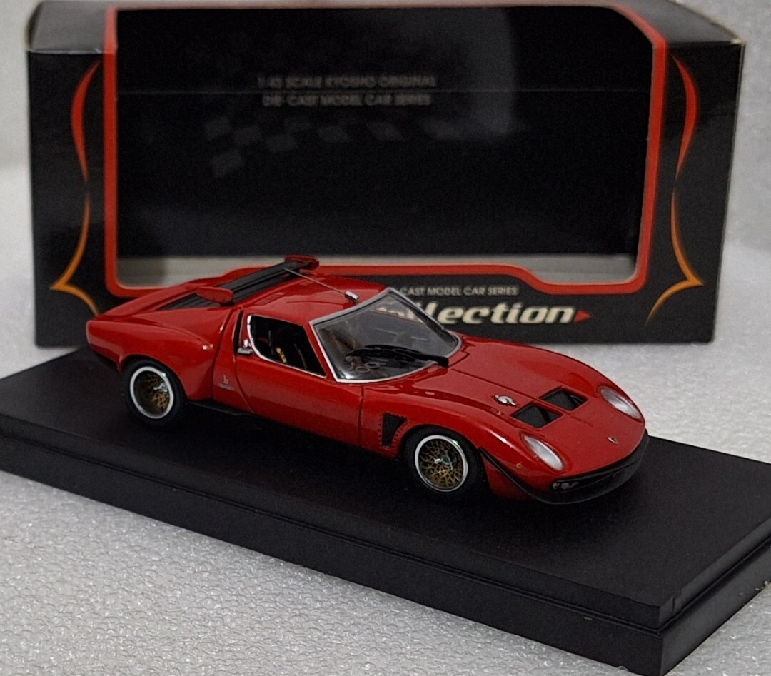 1) Lamborghini JOTA SVR 1970 Red 1:43 Kyosho 03201R EXTREMELY RARE