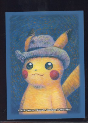 Pokemon Pikachu with Grey Felt Hat Van Gogh Exclusive Sleeve (Qty
