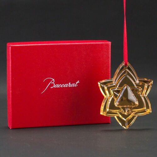 BACCARAT 2015 Annual Ornament, Noel Christmas Tree, IRIDESCENT