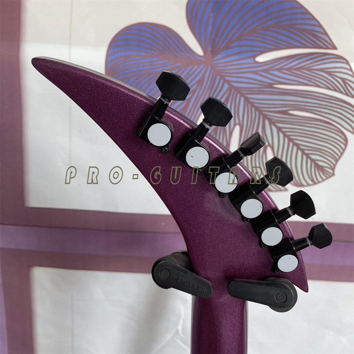 Custom Metallic Purple Mockingbird Electric Guitar Spider Inlay