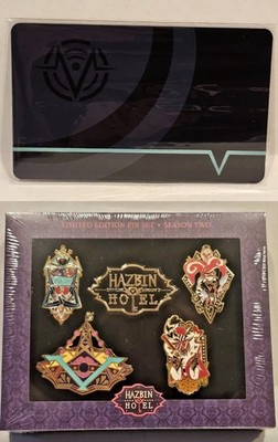 Hazbin Hotel Season 2 Voxtek Employee Swipe Card Voxtech + Pin Set