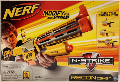 HASBRO NERF N-STRIKE RECON CS-6 BUILD YOUR OWN BLASTER 21309 NEW