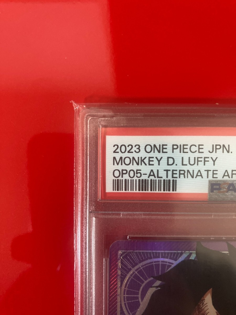 PSA 10 Monkey D Luffy OP05-060 Leader Alt Art One Piece Card Game