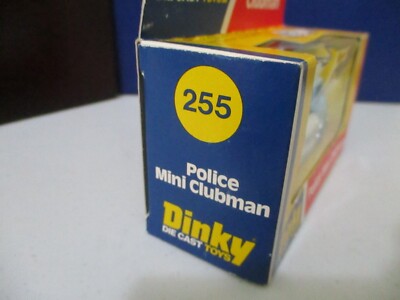 Dinky Toys #255; Mini Clubman Police car; blue/white; 1:43, MB | eBay