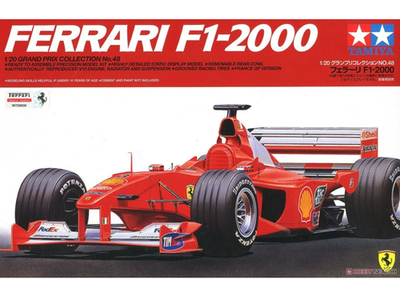 Tamiya 1/20 Ferrari F1-2000 Formula One Model Kit 20048 Schumacher
