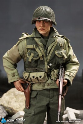 DID A80144 WWII US 2nd Ranger Battalion Series 4 Private Jackson 1