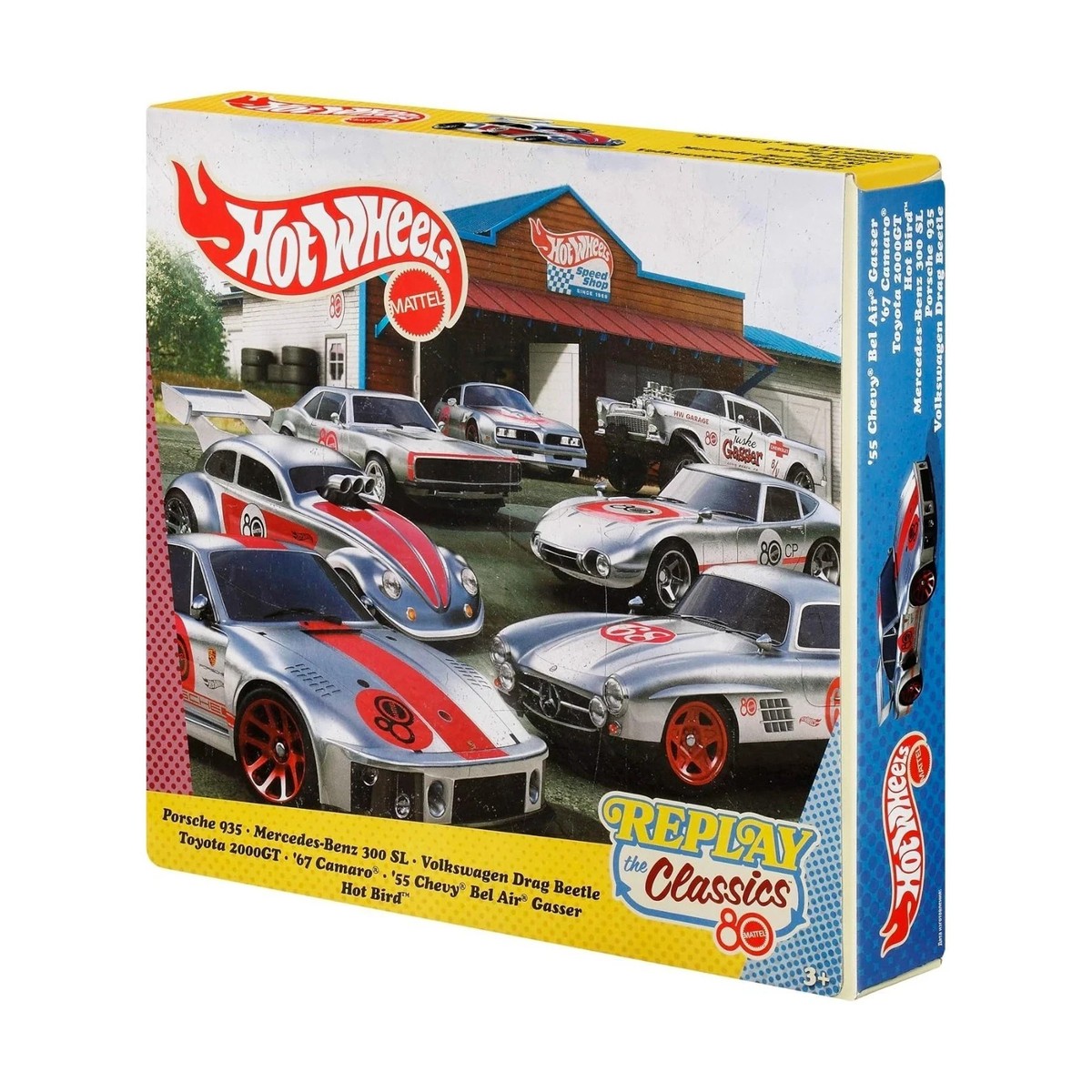Hot Wheels 2025 Replay Classics Mattel 80th Anniversary Box Set