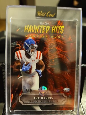2024 Wild Card Haunted Hits Football Monster Hunt Tre Harris /2 | eBay