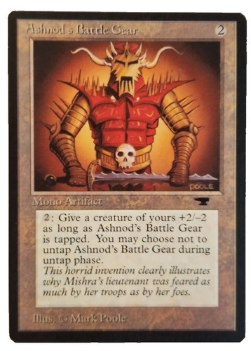 MTG Magic the Gathering, Transmute Artifact Antiquities Artist
