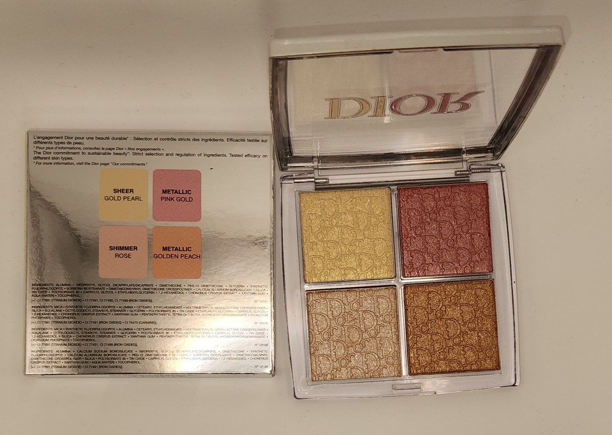 DIOR Backstage Glow Face Palette Highlighter 004 ROSE GOLD .35oz
